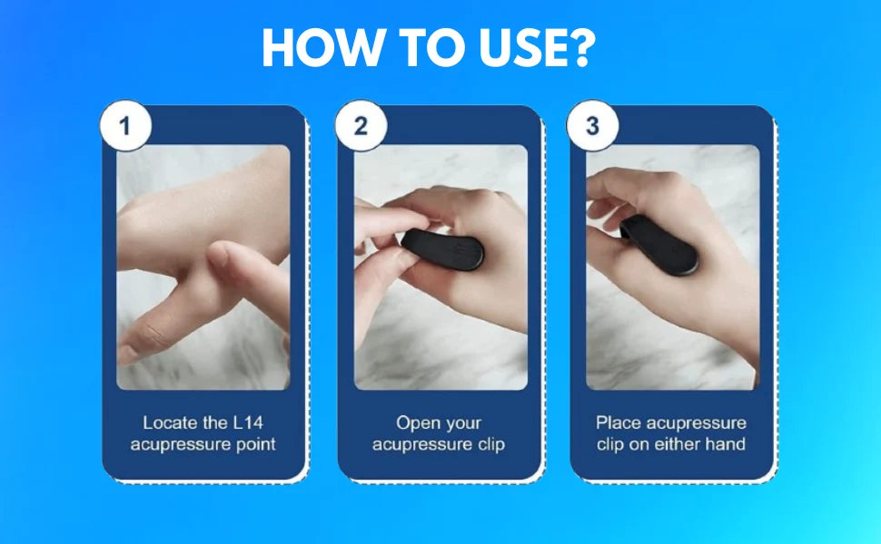 Acuplus™ Sugar Control LI4 Acupressure Point Clip