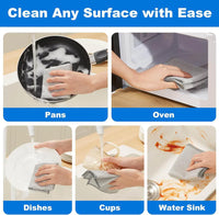 Multipurpose Wire Dishwashing Rags for Wet and Dry (5 Pcs)