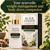Black Ginger Nabhi Oil - Weight Management | Body Detoxification
