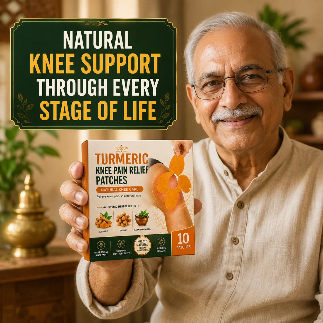Turmeric Knee Pain Relief Patches