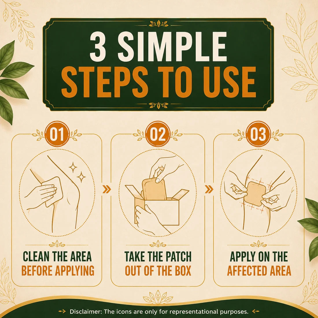 Turmeric Knee Pain Relief Patches