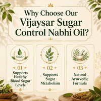 Vijaysar Sugar Nabhi Oil - Natural Blood Sugar Management