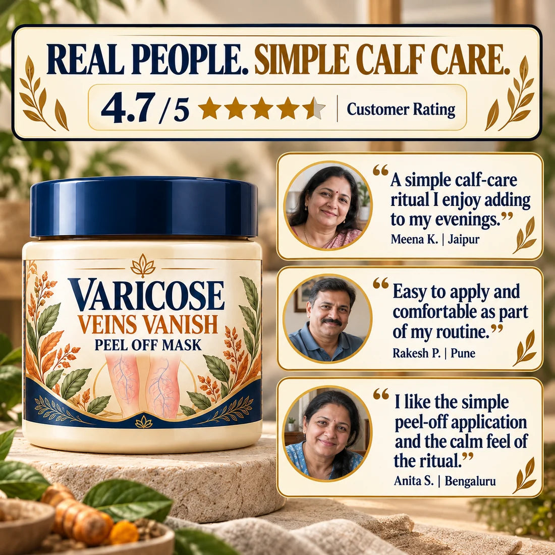Varicose Veins Vanish Peel Off Mask